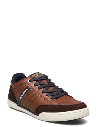 Jfwkingston Pu Sneaker Low-top Sneakers Brun Jack & J S