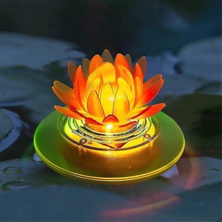Sunrain Solar Pond Lights Vattentät Led Rgb Solar Floating Lights Swimming Pool Pond Floa