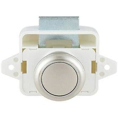 Trykknap lås til skabslåge, dør lås med trykknap låseknap til skab skuffe campingvogn