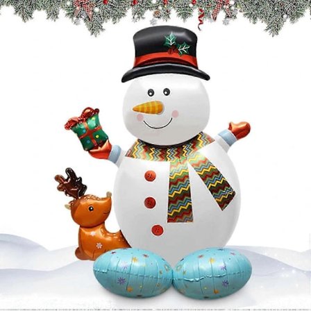 |NT| Julefolieballonger | Julenisse Reinsdyr Juletre | Fargerik Folieballong Ornament[D]