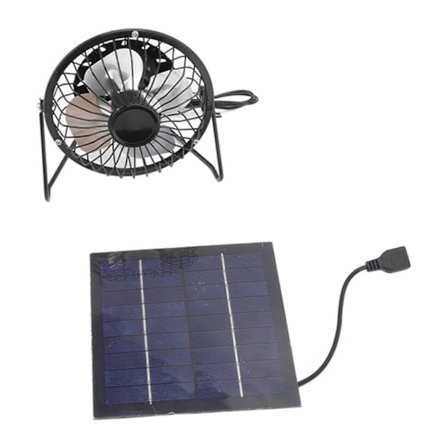 Fotovoltaisk solpanel sæt ventilationssystem mini bærbar USB køleventilator 5v 2.5w