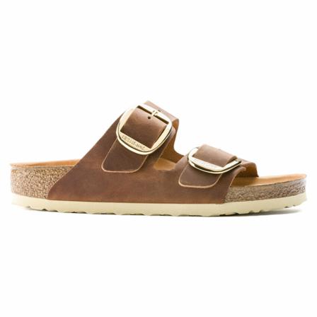 Birkenstock, Sliders Brązowy, Kobieta, Rozmiar: 40 EU