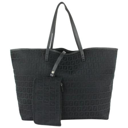 Fendi Vintage Pre-owned Tote Tass , Zwart , Dames , Maat: ONE Size Vintage Tassen
