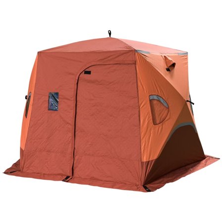 Ifish Icehotel 5-p Open Entrance tarps and shelters Orange OneSize