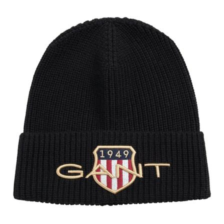 Gant Bonnet Archive Shield Sort, unisex Accessories, Størrelse: ONE Size