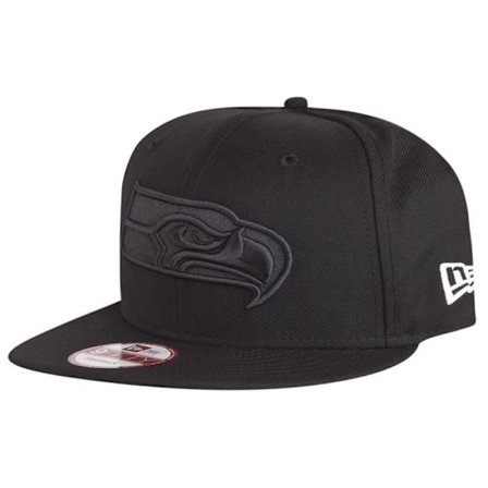 9FIFTY kasket - New Era - Seattle Seahawks - Sort - 100% uld - One size