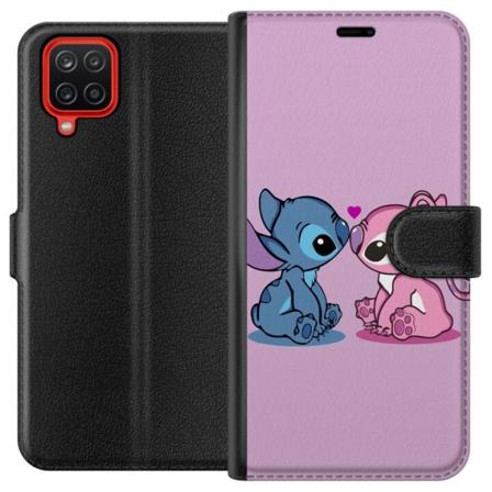 Samsung Galaxy A12 Lompakkokotelo Lilo ja Stitch