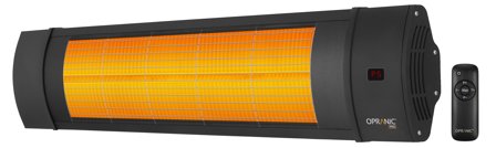 Opranic PRO V70R Infrarød varmeapparat med fjernkontroll og timer, Utemøbler