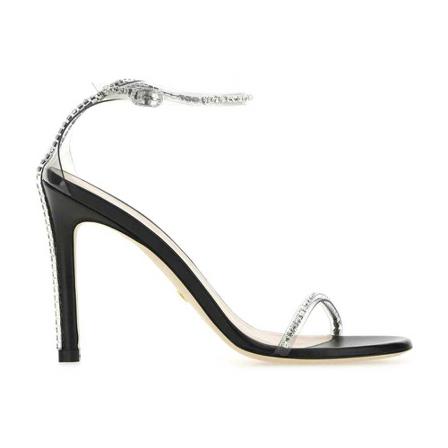 Stuart Weitzman, Sandals Zwart, Dames, Maat:41 EU