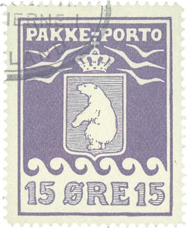 Grønland 1915 - Pakkeporto - AFA 8 - Stemplet