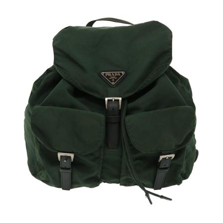 Prada Vintage, Backpacks Groen, unisex, Maat:ONE Size