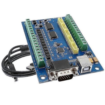 MACH3 USB CNC 5-akset 100KHz 12-24V Lineær Bevægelsesstyringskort STB5100 Breakout Board