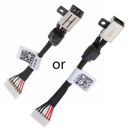 Kannettavan tietokoneen virtaliittimen latausportin johtosarjan vaihto XPS 15 9550 9560 -malleihin