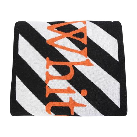 Off White Winter Scarves svart, Herr Halsdukar, Herr, Storlek: ONE SIZE
