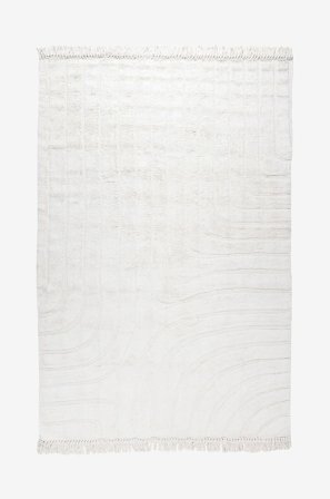 InHouse Group - Puuvillamatto Olsbo - Valkoinen - Puuvilla- & räsymatot - 80X150 - - Homeroom