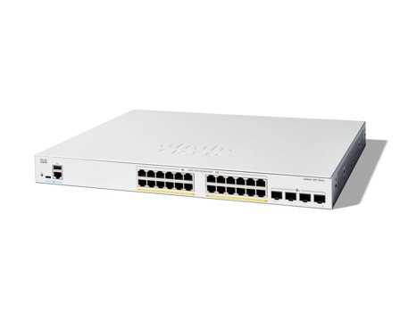 Cisco Catalyst 1200-24FP-4X - switch - 24 porter - smart - rackmonterbar