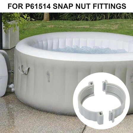 Snabbinstallationsfästen i mutter Professionell Spa Varmvattenberedare Delad Mutter Kopplingstillbehör för industriellt bruk