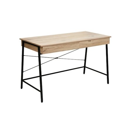 Skrivbord HANNES 120x60xH76cm, rustik melamin