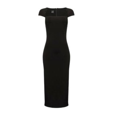 Pinko Midi Kjole Sort, Dame