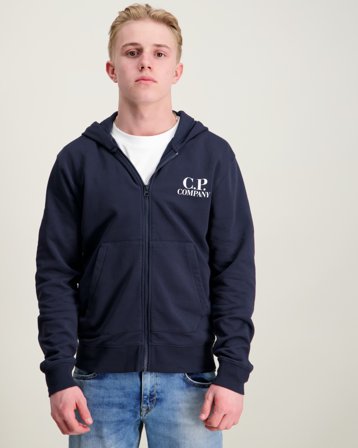 C.P. Company ZIP SWEATSHIRT/HOOD Sininen Hupparit/Hoodie Pojat - Kids Brand Store
