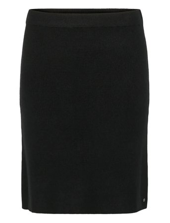 Crdela Knit Skirt Black Cream