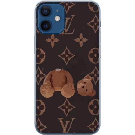 Apple iPhone 12 Genomskinligt Skal Teddy Sad LV Happy