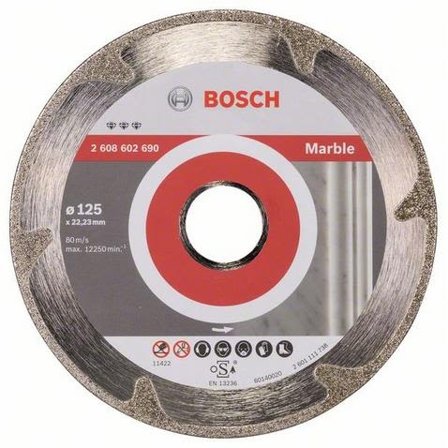 Bosch Best for Marble Kappeskive 125x22,23mm, Maskintilbehør & forbruk