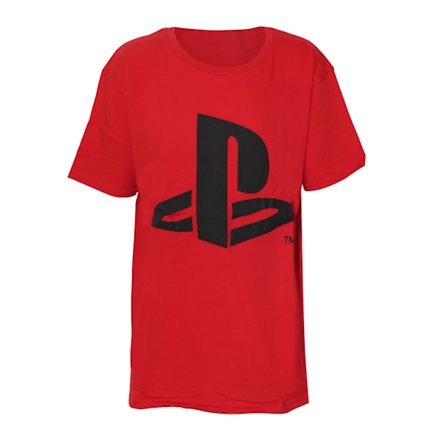 Playstation T-shirt för flickor, 4-5 år, röd