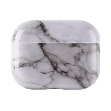 Kotelo AirPods Pro 3 Marble - valkoinen