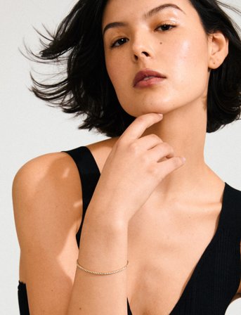 Pilgrim Arash Crystal Bracelet Gold-Plated - Gold - ONE SIZE