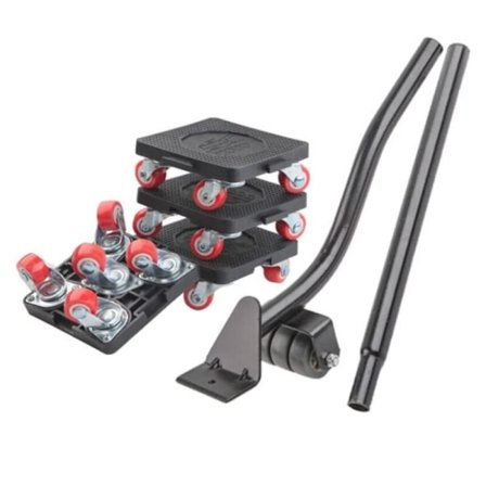 Kraftig møbelløfter med 360 graders roterende hjul til flytning af sofa, køleskab