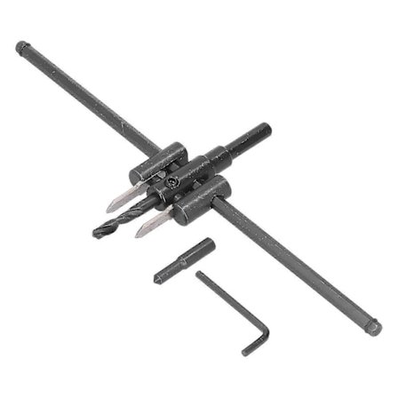 Justerbar hullsag for sirkler, sett med trebor, rund kutting, trearbeid, DIY-verktøy 30–300 mm MTY