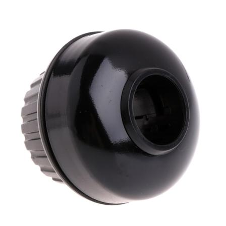 Ny cykelklokke styr deling usynlig legering cykelalarm ring cykling horn Black