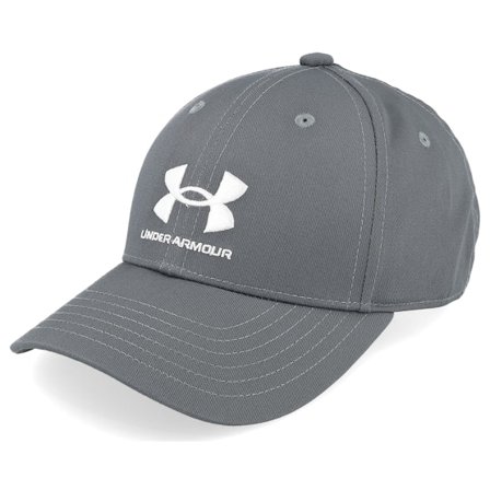 Under Armour - Kids Branded Lockup Pitch Gray Adjustable Adjustable Grey Cap - @ Hatstore