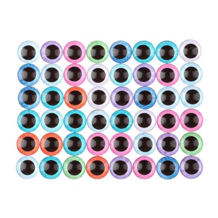 50 St 6/10/16/20/25 Mm Glasdockaögon Runda Ögon 16mm