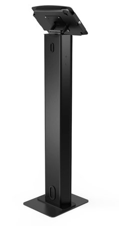 COMPULOCKS iPad 10.2" Space Enclosure Brandable Floor Stand kiosk - Tyverisikker - for nettbrett - svart