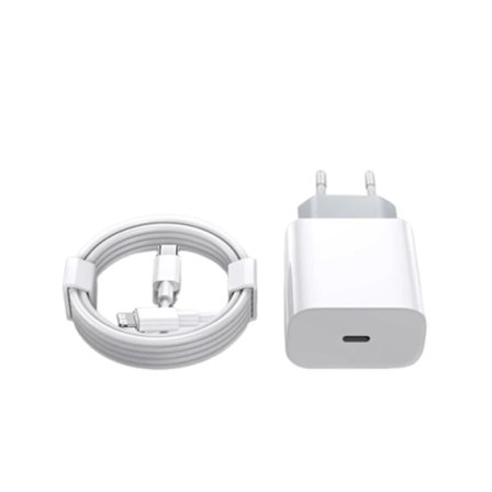 iPhone snabbladdare USB-C 20W strömadapter med 2m kabel