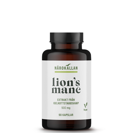 Närokällan Lions Mane 90 kapsler