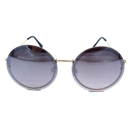 Silver runda solglasögon - Rocky