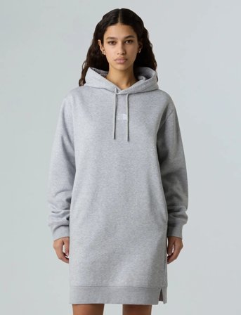 The North Face W Essential Relaxed Hooded Dress - Grey - XS