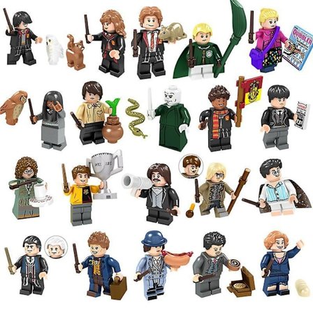 20 Harry Potter Serie Figur Voldemort Graves Børne Puslespil Samlet Byggeklods Minifigur Legetøj