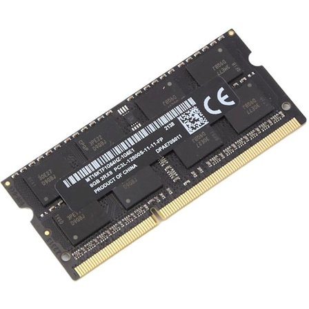 For Mt 8gb Ddr3 Laptop Ram Minne+kjølevest 1600mhz Pc3-12800 204 Pins 1.35v Sodimm For Laptop M