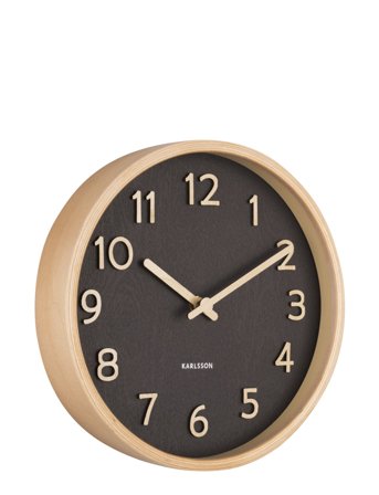 KARLSSON | Wall Clock Pure Wood Grain Small | Ø22CM