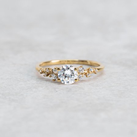 Förlovningsring Liljekonvalj, 18K rödguld - Förlovning- och vigselringar