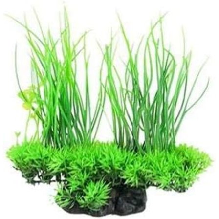Akvarium konstgjord undervattensgräs konstgräs akvarium dekoration fisk tank landskapssimulering växt grön