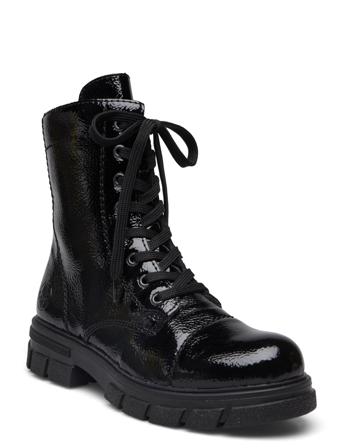 Z9122-00 Shoes Boots Ankle Boots Laced Boots Svart Rieker*Betinget Tilbud