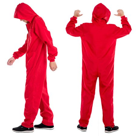 Halloween Herr Salvador Dali Jumpsuit Cosplay Kostym Money Heist Kläder