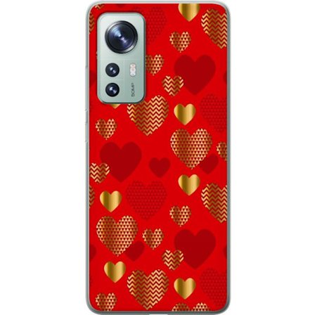 Kompatibelt Mobildeksel til Xiaomi Xiaomi 12 GoldenHearts