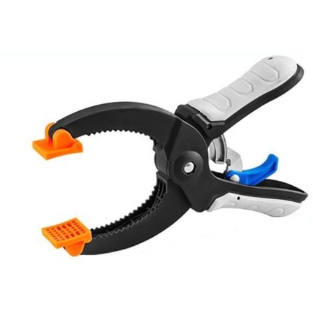 C-klemme stærk stor træbearbejdningsfastgørelsesklemme, klemme tandhjul træbearbejdning F-klemme, (tandhjulsklips blødt gummihåndtag 8 tommer