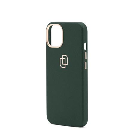Limitado Green Forest Saffiano Skal - Iphone 13 Mörkgrön
